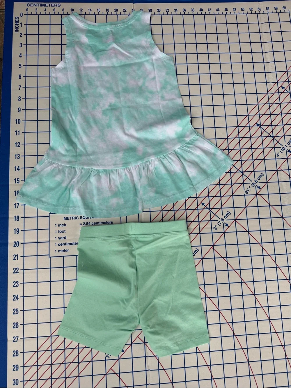 Disney Mint Green Girls Tank Top with Ariel Graphic